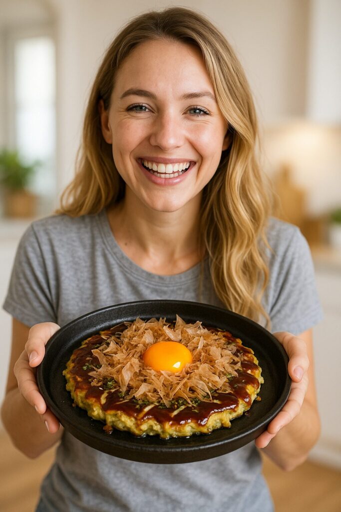 山芋お好み焼き風